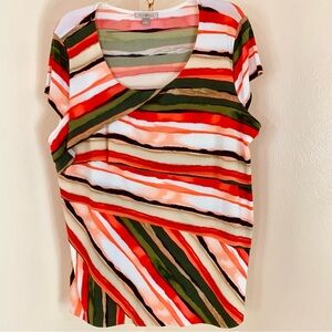XL Poly Blouse Layered